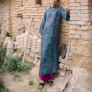 Vietnamese Ao Dai Traditional Dress and Pants NEW/ UNWORN